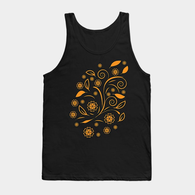 Fantasy flowers and leaves Tank Top by Eskimos